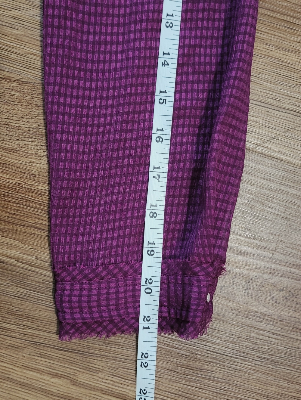 HD in Paris Anthropologie Thistleberry Blouse Fushia Long Sleeve Top Shirt sz 4 - Picture 4 of 9